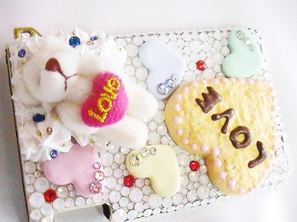 特價！ Sweets Deco和Swarovski Deco Mintia Case Bear＆Cookies 第1張的照片