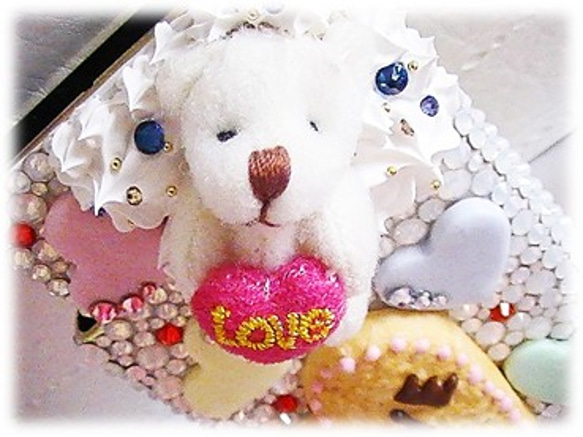 特價！ Sweets Deco和Swarovski Deco Mintia Case Bear＆Cookies 第2張的照片