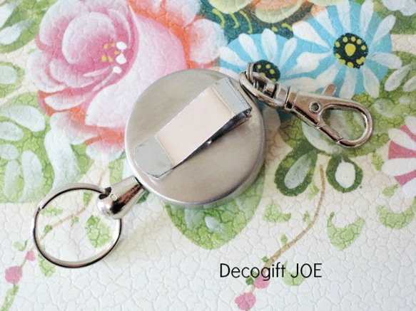 Swarovski Deco / Reel Keychain / Large Type / 頸帶 / Rose &amp; Cr 第3張的照片