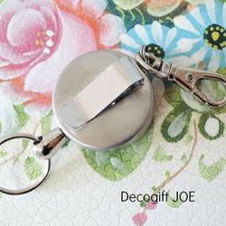 Swarovski Deco / Reel Keychain / Large Type / 頸帶 / Rose &amp; Cr 第3張的照片