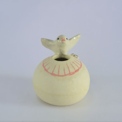 白鴿圓花瓶（小鳥物） 第2張的照片