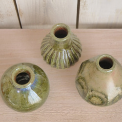 &lt;creema Limited&gt;小花瓶「Beveled Oribe」（陶瓷花瓶） 第10張的照片