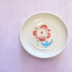 陶器Mamesara的“海葵和藍鳥” 第2張的照片