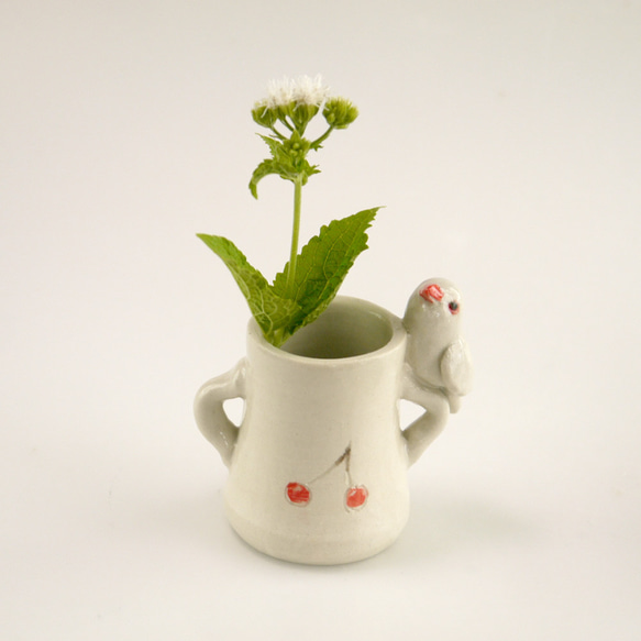 爪哇禾雀的小花瓶（鳥對象） 第1張的照片
