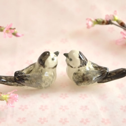 鳥筷子休息設置“Hakusekirei”（鳥陶器2飛鳥集） 第1張的照片