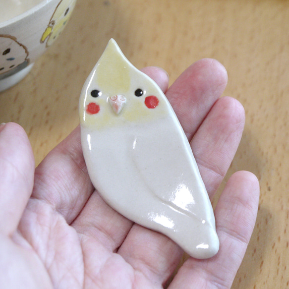 筷子其餘的鸚鵡（一塊陶器小鳥） 第2張的照片
