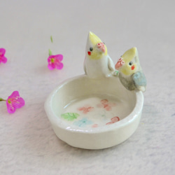 繡球花的小配件（小陶器陶器） 第3張的照片