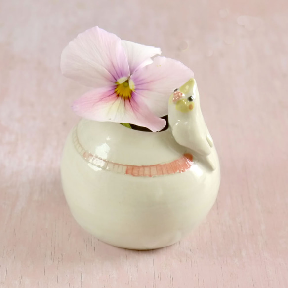 圓頭花瓶（小鳥對象） 第1張的照片