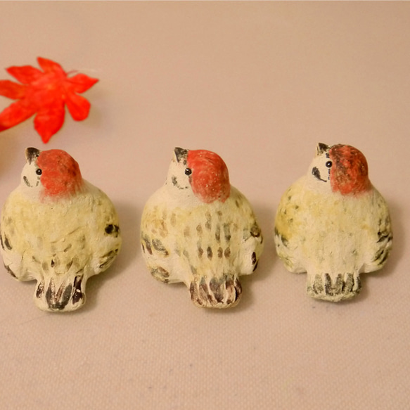 福井麻雀（一隻陶瓷鳥雕像） 第3張的照片