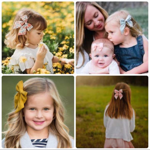 新作 bonpoint起用 リバティリボンヘアクリップピン クレアオード