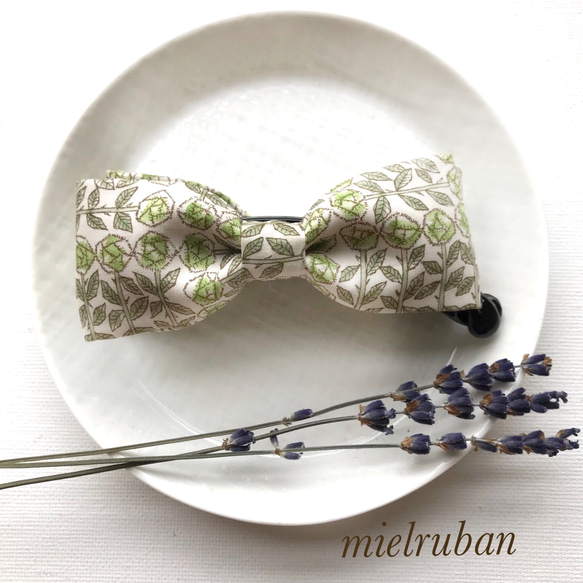 ☆新作☆限定カラー リバティリボンバナナクリップ・スリーピング  