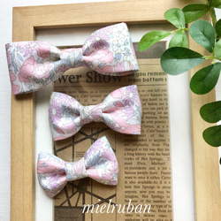 秋冬ゴールドドットコーデュロイ♡ ベビーヘアクリップ 赤ちゃん