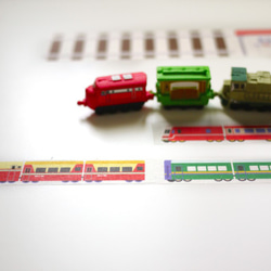 鐵道系列紙膠帶組合包：鐵路+火車 第3張的照片