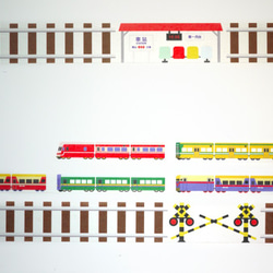 鐵道系列紙膠帶組合包：鐵路+火車 第5張的照片