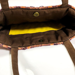 手織りのトートバッグ 3枚目の画像
