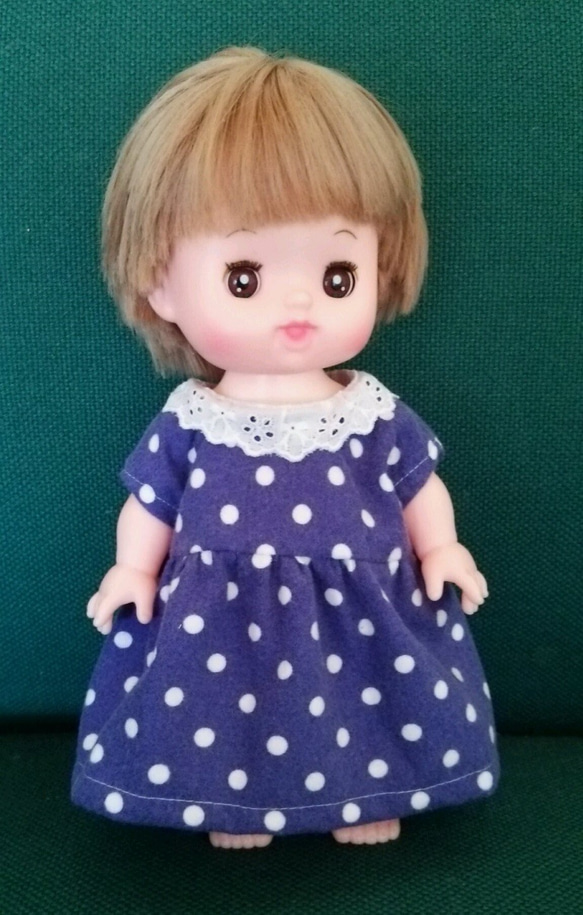 再販＞メルちゃん・ブルードット柄ワンピース おもちゃ・人形