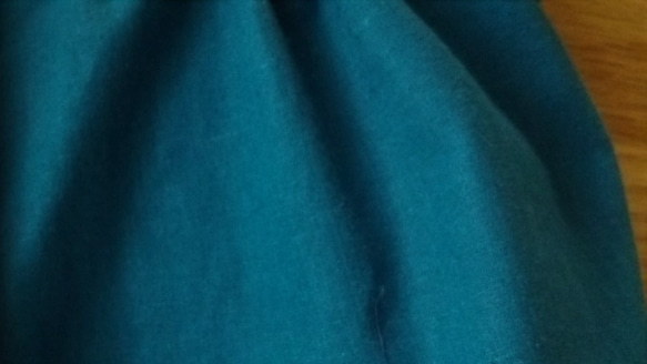 k様オーダーご依頼品・スカートみたいな綿リネンキュロット(w/リバティリボン) 3枚目の画像
