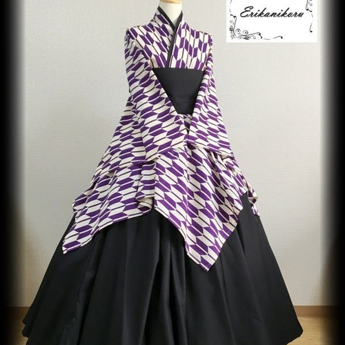 和ゴス 浴衣 ゴスロリ 黒ゴス PUNKRAVE 浴衣 和ゴス 浴衣 ゴスロリ 黒