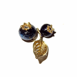 chiching棋青設計手工珠寶飾品 琺瑯系列 琺瑯銀河藍莓項鍊 接單製作 第4張的照片