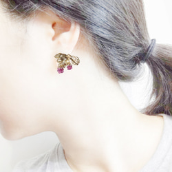 好一朵美麗的茉莉花耳環 Jasmine earrings 茉莉飾品 預購 第3張的照片
