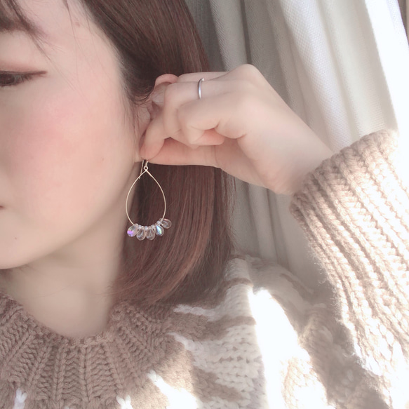 Rain drop pierce (earring) 4枚目の画像