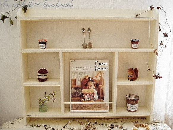 専用♡　２段ウォールシェルフ　ハンドメイド ハンドメイド ウォールシェルフ 【公式通販】