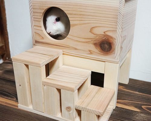 Undernorthうさぎ長屋ハウス (189) ウサギ巣箱　ロングサイズ Undernorthうさぎ長屋ハウス (189) ウサギ巣箱 ロングサイズ