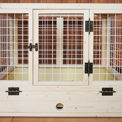 トレイ付きうさぎケージ モルモット、テグー、チンチラ等に おもちゃ