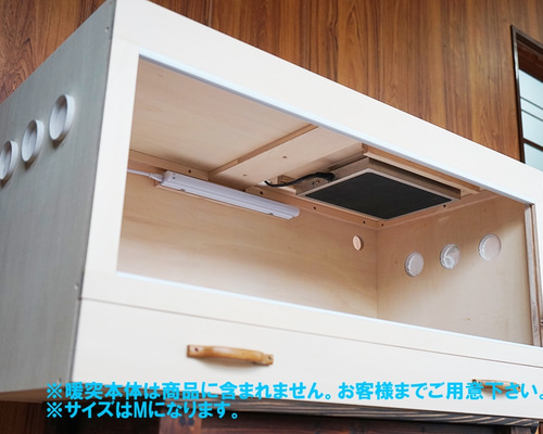 オプション：暖突取り付けアタッチメント（各種ケージに対応
