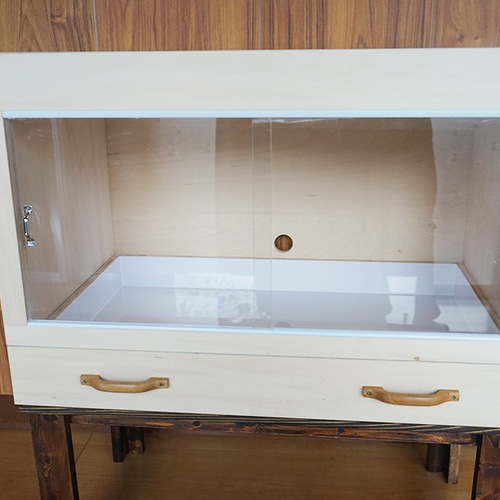 引出し式ケージ70cm ハリネズミや爬虫類等の小動物に！ ハウス・小屋