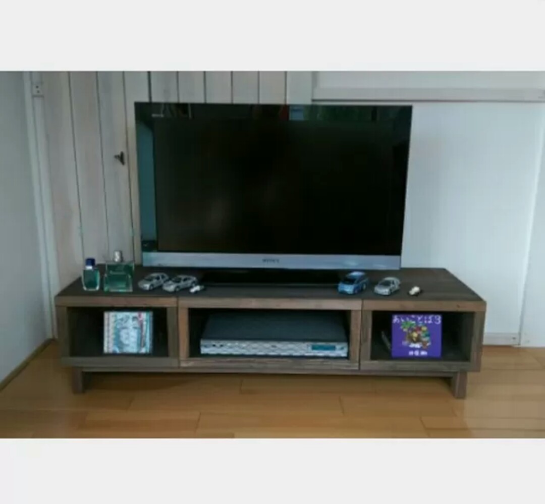 アイアンネット★パタパタ扉★テレビボード★ワイド120㎝★大人カッコいい★