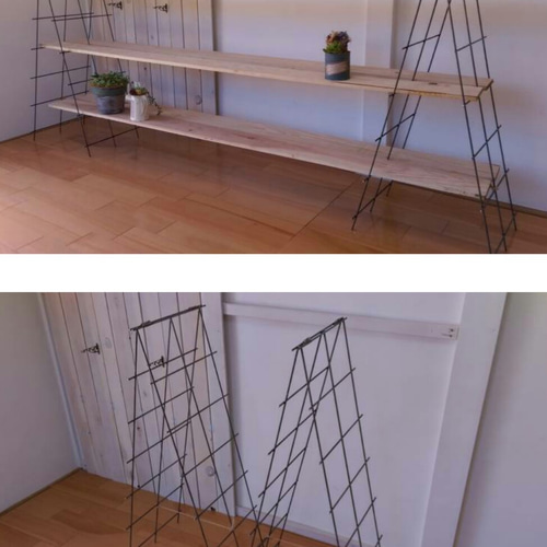 H1700 折り畳みラック 店舗什器 什器 オープンシェルフ アイアン