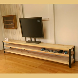 【美品】　アイアンラック　ハンドメイド　新生活　テレビ台 送料無料 アイアンラック ハンドメイド 新生活 テレビ台 ベンチ