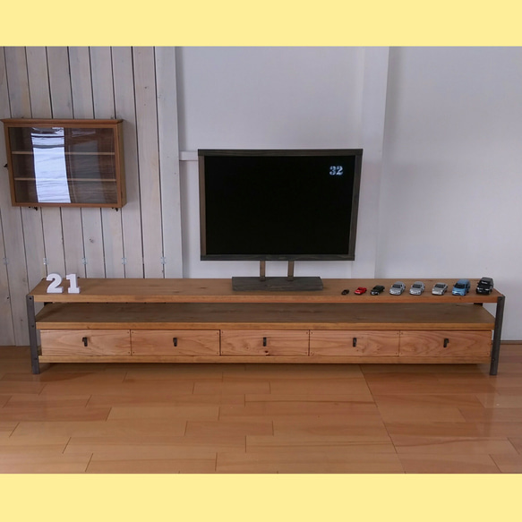 *W200㎝★引き出し５個付★ダークウォルナット★ワイドテレビ台★アイアン *W200㎝★引き出し５個付★ダークウォルナット★ワイドテレビ台★アイアン *W200㎝★引き出し５個付★ダークウォルナット★ワイドテレビ台★アイアン NAN1430166244(10900円)