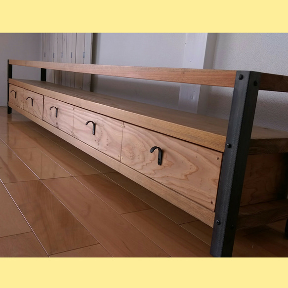 *W200㎝★引き出し５個付★ダークウォルナット★ワイドテレビ台★アイアン *W200㎝★引き出し５個付★ダークウォルナット★ワイドテレビ台★アイアン *W200㎝★引き出し５個付★ダークウォルナット★ワイドテレビ台★アイアン NAN1430166244(10900円)