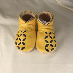 景泰藍嬰兒鞋人類環保皮革第一雙鞋11cm 12.5cm 13.5cm 15cm 第6張的照片