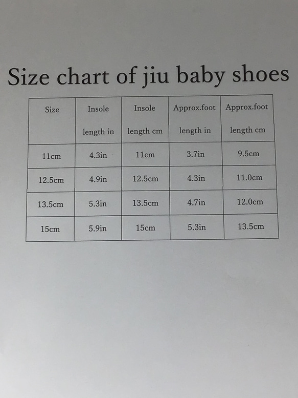 送給嬰兒禮物 ♪ 帶名字的真皮嬰兒鞋 1 歲生日禮物 免費命名定制第一雙鞋 第7張的照片