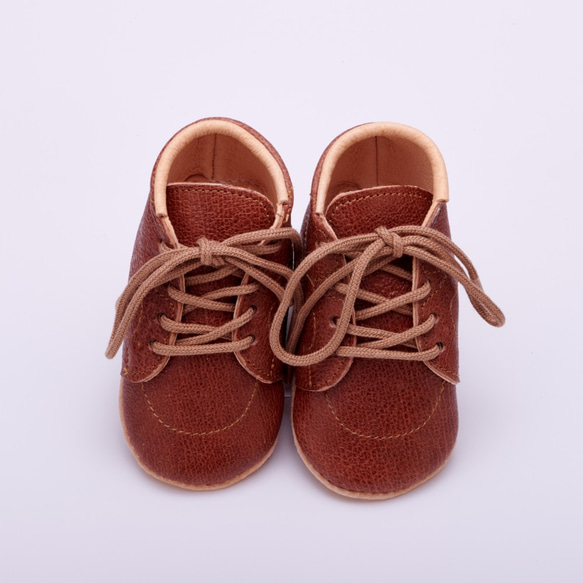 你可以在你的生日上寫上你的名字 ☆ 11cm 12.5cm 13.5cm First shoes baby gift 柔軟的皮革 第1張的照片