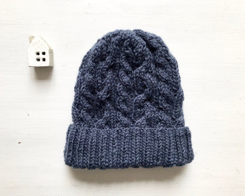 ニット帽子b[ネイビー] ニット帽・ビーニー animato 通販
