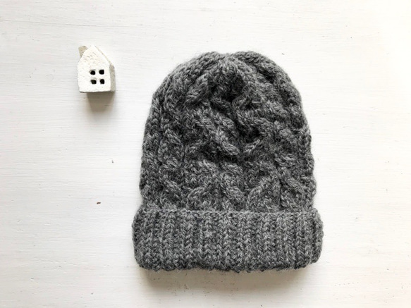 ニット帽子b[ダークグレー] ニット帽・ビーニー animato 通販 3037317