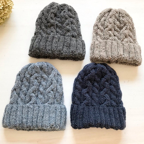 ニット帽子b[ダークグレー] ニット帽・ビーニー animato 通販 3037317