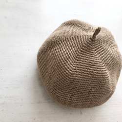 マッシュベレー帽[薄茶] 1枚目の画像