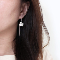 Common Crepe Myrtle Earrings Sterling Silver Fruits Series 2枚目の画像