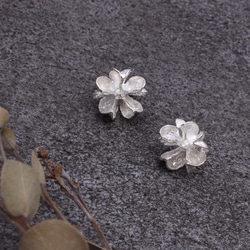 Common Crepe Myrtle Earrings Sterling Silver Fruits Series 2枚目の画像