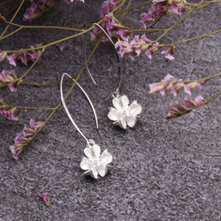 Common Crepe Myrtle Earrings Sterling Silver Fruits Series 2枚目の画像