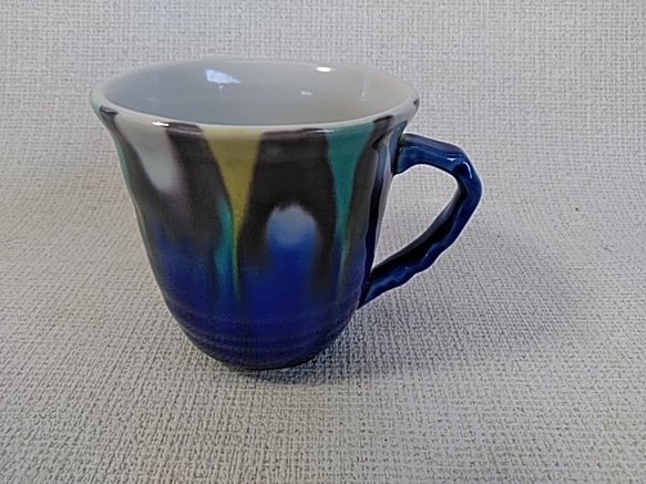 釉彩マグカップ 1枚目の画像