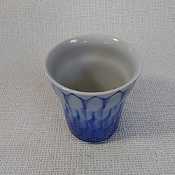 亀甲紋紺釉彩フリーカップ 2枚目の画像