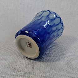 亀甲紋紺釉彩フリーカップ 3枚目の画像