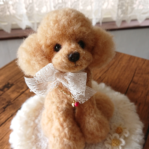 羊毛フェルトトイプードル　tomovus 羊毛フェルトトイプードル tomovus様専用 - メルカリ