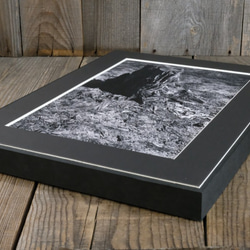 A4 美術照片 006 樹樁啞光面板飾面單色黑白照片室內照片銷售郵購 第6張的照片